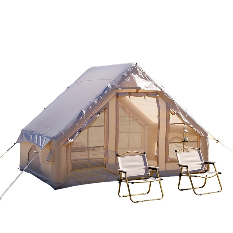 Good Quality Outdoor Oxford Waterproof Family Travel Camping Tent Camping Inflatable House Tent Carpas De Camping