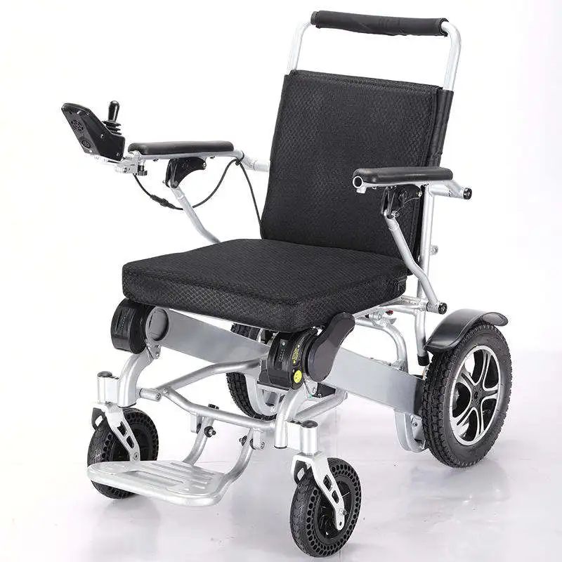 Factory Hot Sell Electric Wheelchair Lightweight Foldable Wheelchair Motor For Disabled