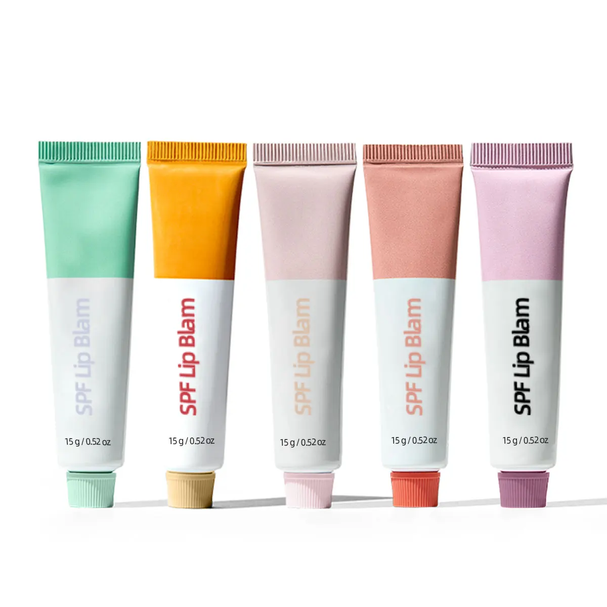 High Quality Natural Hydrating Organic Lip Butter Balm Custom Moisturizing Macaron Spf Lip Balm Private Label