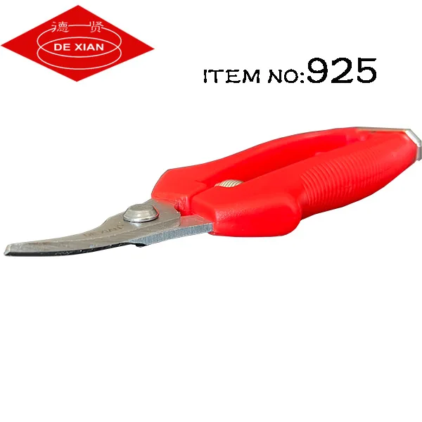 Factory Direct Wholesale Stock Stainless Steel Pruning Shears Picking Fruit Grape Fruit Branches Garden scissors