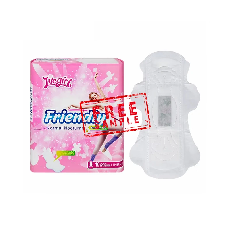 FREE SAMPLE Custom Ultra Thin Lady Care Disposable Sanitary Towel Super Absorption Cotton Sanitary Napkin Woman Pads For Women