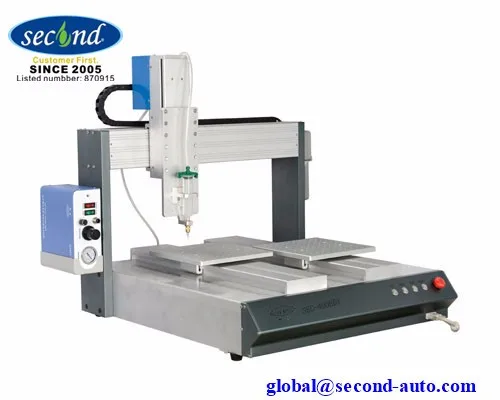 LCD Bonding 3Draw back vlaves and 2Y axis Desktop Automatic Doming sticker Dispensing Robot Machine SEC-540EDY
