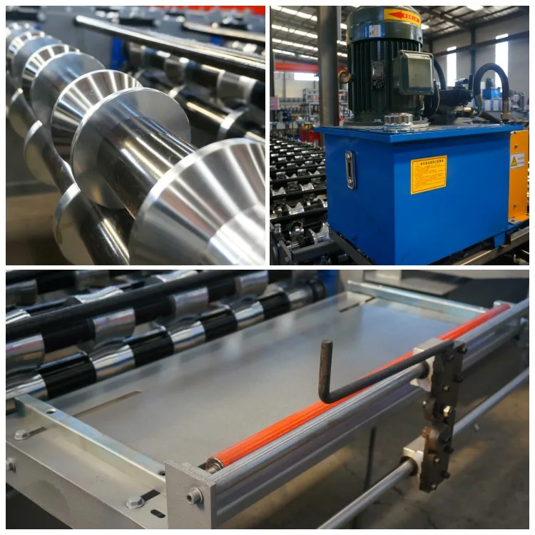 Trapezoid Steel Roof Plate Making Zinc Sheet Panel Metal Roll and Form Machine