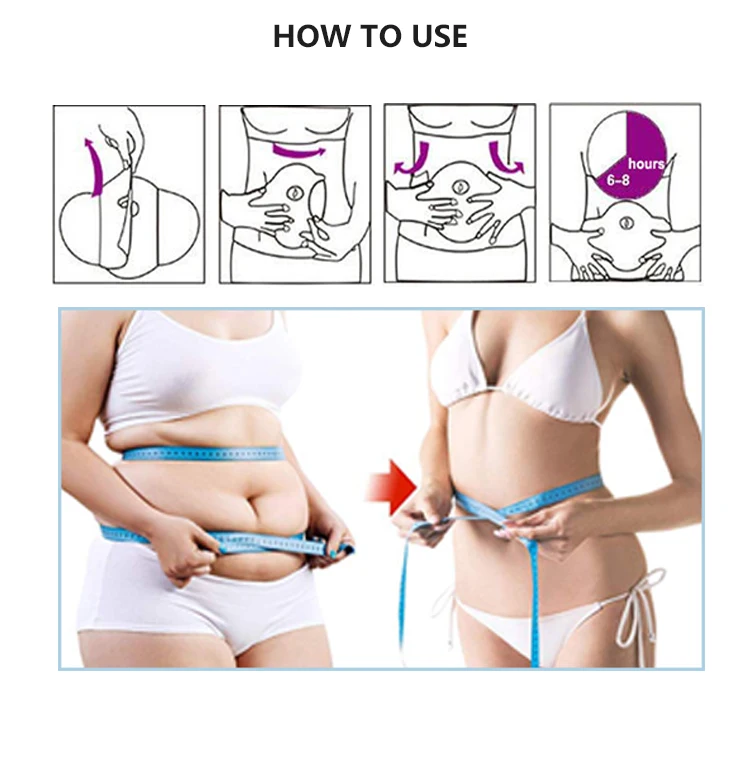 Korea Hot Sale  Belly Wonder Patch Slimming Patch Fat Burning Big Belly Slim Patches