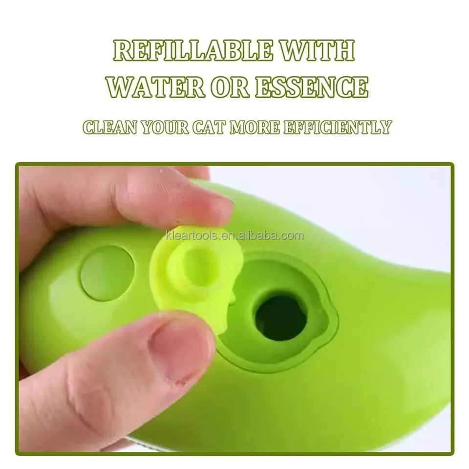 Cat Steamer Brush for Massage Self Cleaning Cat Steamy Brush Pet Steamer Brush