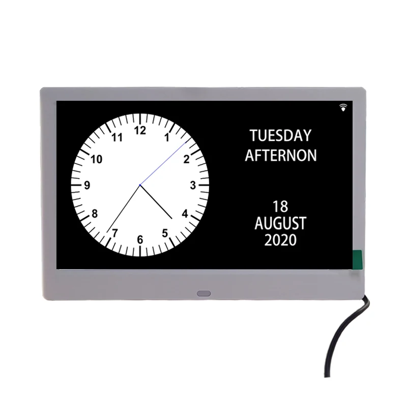 New year gift 10 inch lcd large display wifi digital calendar remote day dementia clock for Memory Loss Alzheimers