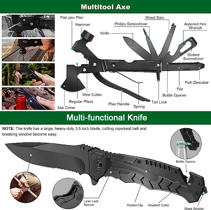 Hot sale Camping Climbing emergency Equipment portable Tactical Emergency Medical bag survival gear kit for outdoor travel