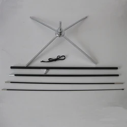 Manufacture Fiberglass Telescopic Beach Flag Pole and Stand/Base For Feather Flag Banner Feather Flag Poles