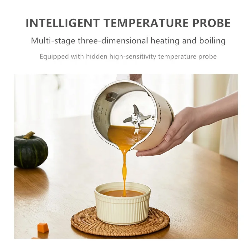 700W Latest Version Commercial Soybean Milk Machine 1000ML Capacity Auto Soy Bean Maker Soymilk Maker Customized Steel Stainless