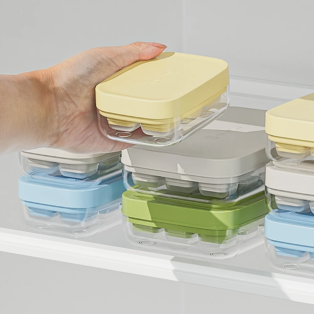 Hot Selling Ice Ball Tray Plastic Maker Mold 15 Cavity Mini Circle Cube with Lid
