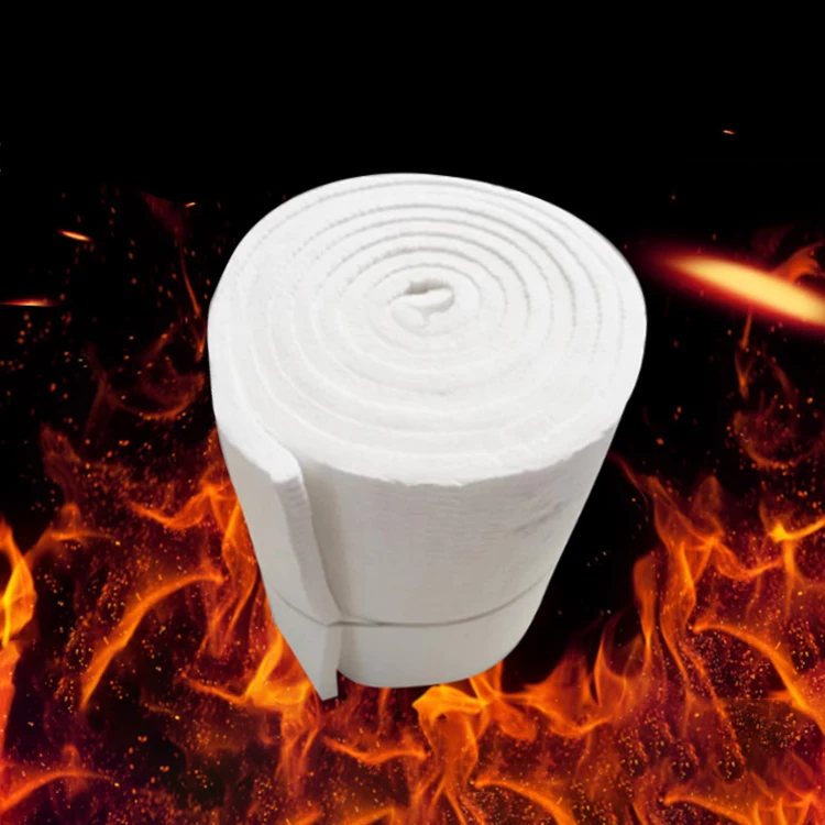 High Temperature Kaowool Silicate Insulation 25mm Ceramic Fibre Blanket Roller