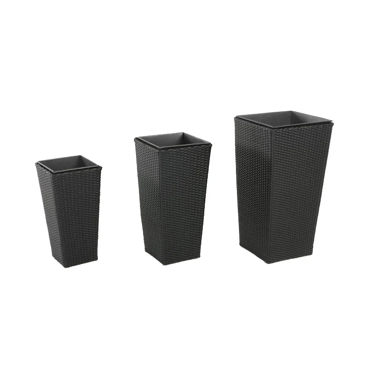 Wholesales Outdoor Rattan Flower Pot Planter Furniture