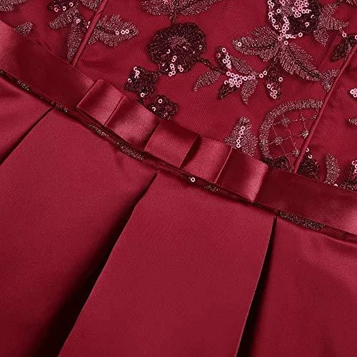 Goodada Garment Delicate Embroidery Sequined Design Girls Party Dress 3-8 Years Old Little Princesses Girls Birthday Dresses