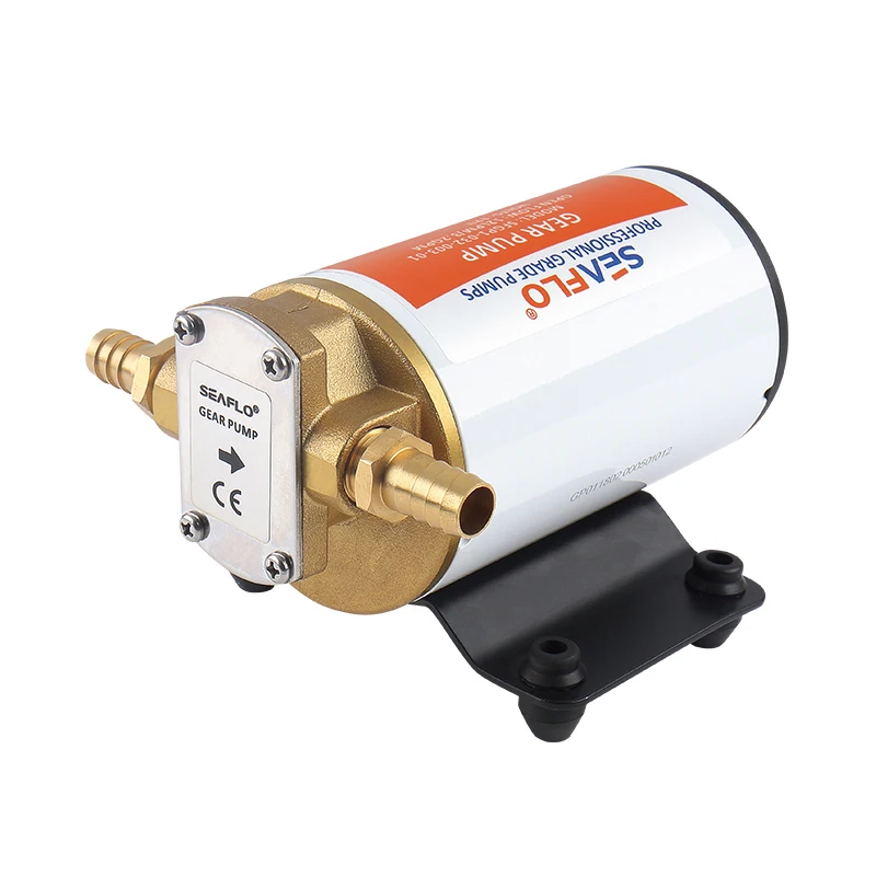 Positive displacement fuel oil pumps thermally protected motor fuel transfer pump 12v 24volt industry diesel gear pump