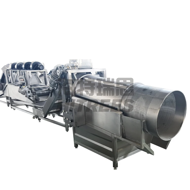 Small Potato Chips Making Machine Potato Crisp Finger Chips Frying Production Line Frozen French Fries Machinery For Sale