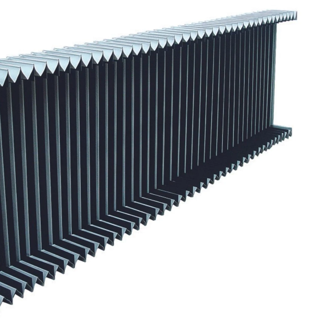 Hot Selling Dust Oil Proof Pvc Pu Bellow Cover Accordion Bellows Cover Bellows Dust Cover