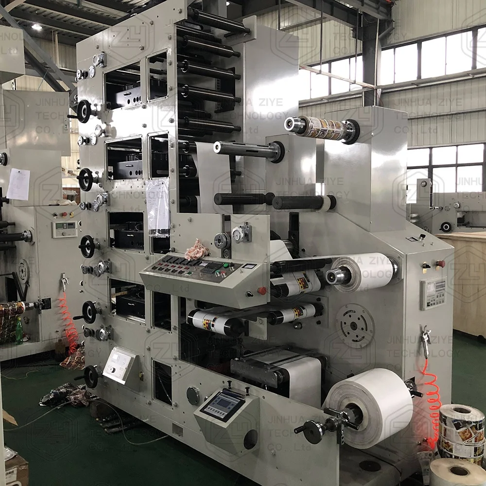 FPL320-8 Fully Automatic Flexo Flexographic Label Printing Machine With 8 Color Printing Hot In Turkey