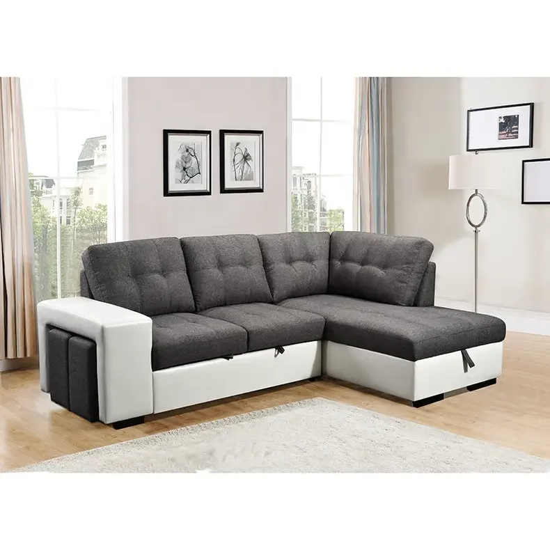 Most Economical and practical Multi-functional Living room sofa furniture with high quality material sleeper sectional  sofa bed
