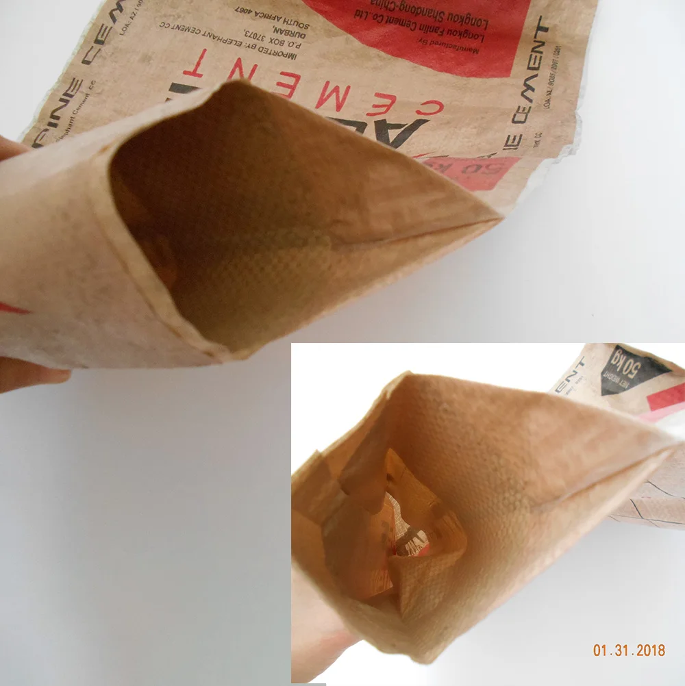 50kg lamination automatic filling plastic ad star PP woven valve bag for cement