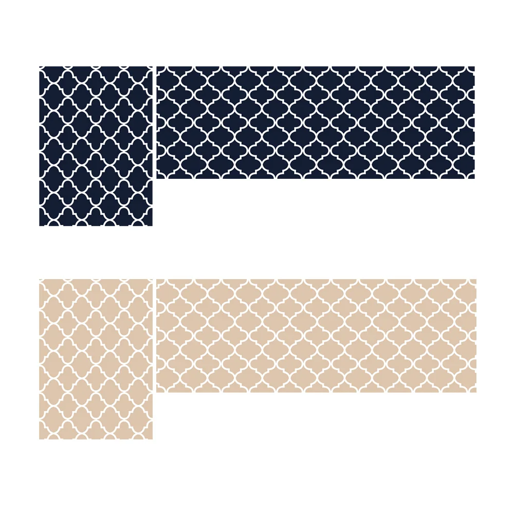 Kitchen Mat [2 PCS] Cushioned Anti-Fatigue Floor Mat, Waterproof Non-Skid Kitchen Mats and Rugs, Ergonomic Comfort Foam Kitchen