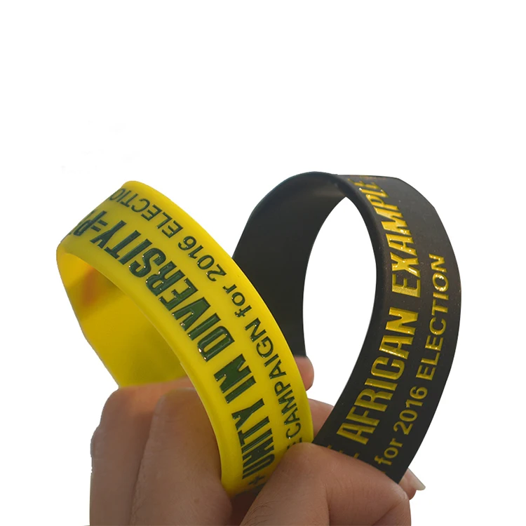 Custom Silicone Bottle Bands Bracelets Silicon Wrist Band Waterproof Rubber Bracelet Wristbands