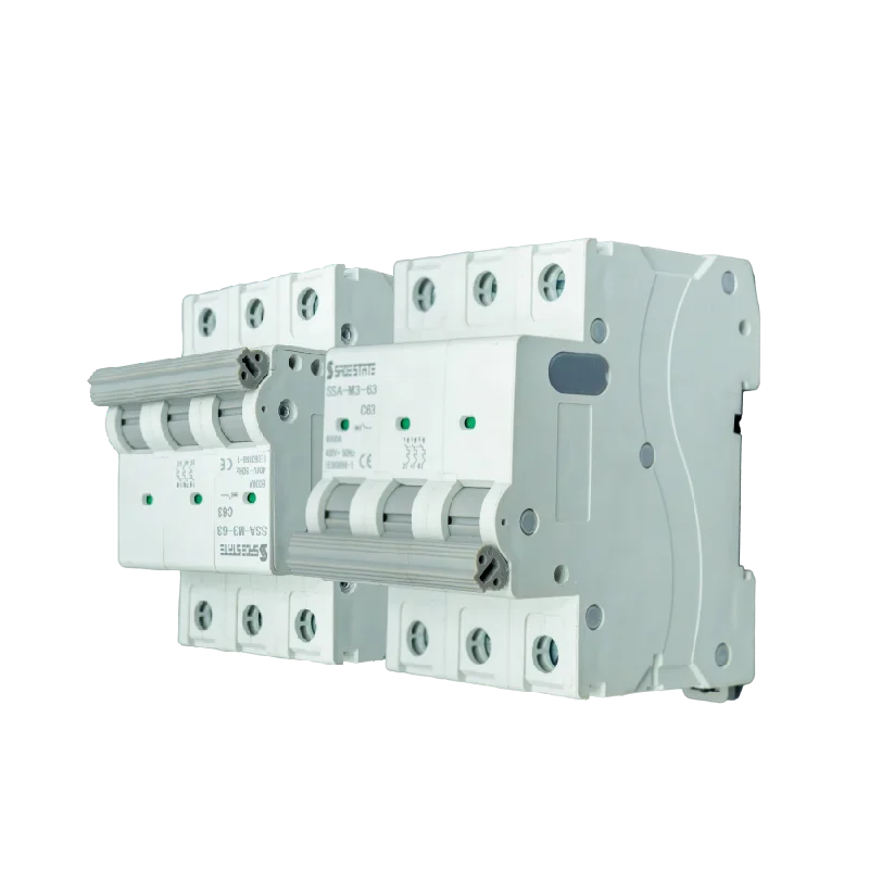 Customized 1P~4P DC Circuit Breaker Standard IEC60898 / GB10963 10A/32A/63A/125A Rated Voltage Breaker