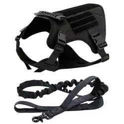 Harnais Pour Chien Fashion Pet Harness Pecheras Para Perros Bungee Retractable Reversible Tactical Dog Leash Harness Vest