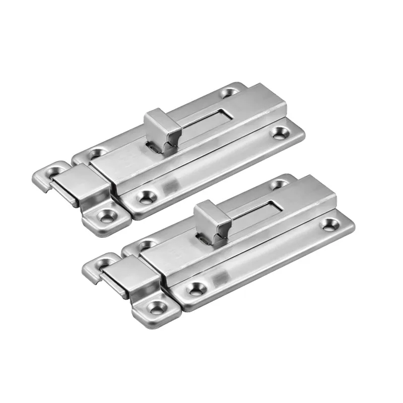 Запорный замок из цинкового сплава, пружинные ворота из нержавеющей стали, защита башни, квадратный, огнестойкий, алюминиевый дверной замок, болт