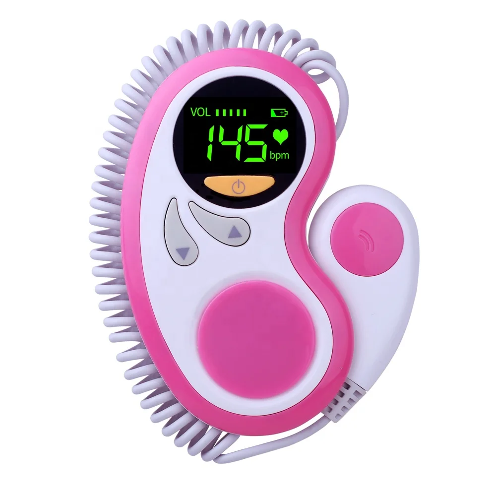CE approved smart portable pregnant women fetal doppler hospital used medical equipment fetal doppler