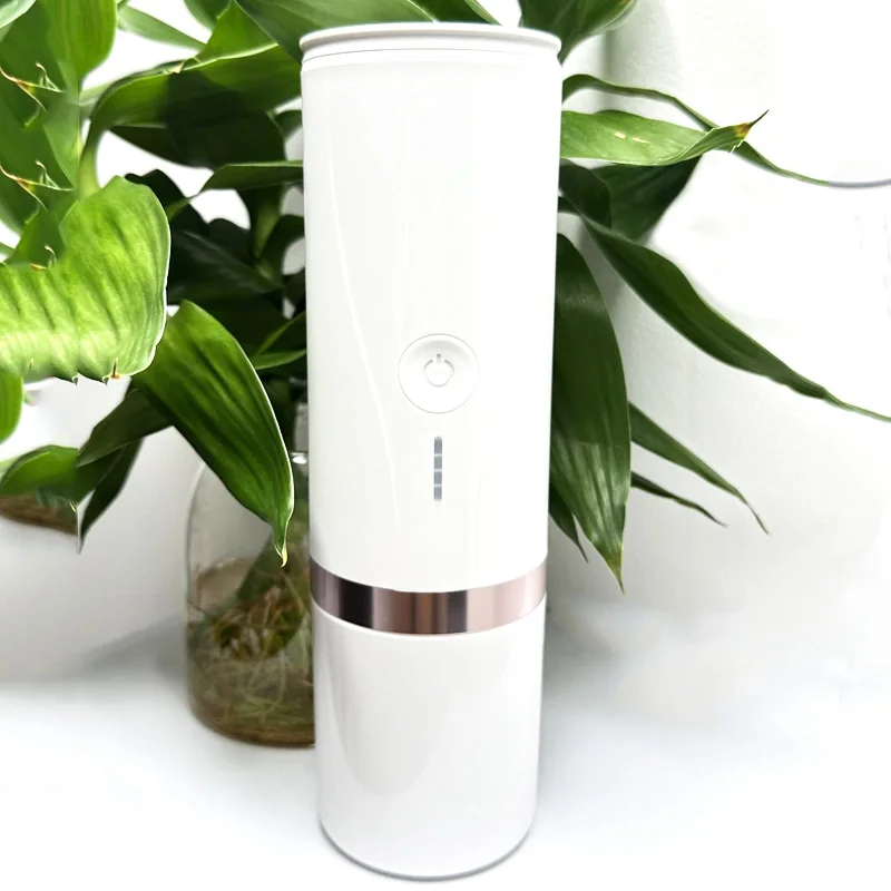 Electric Press Long Lasting Battery Operated Coffee Maker Portable Home Traveling Espresso Machine Mini Stainless Steel Outdoor