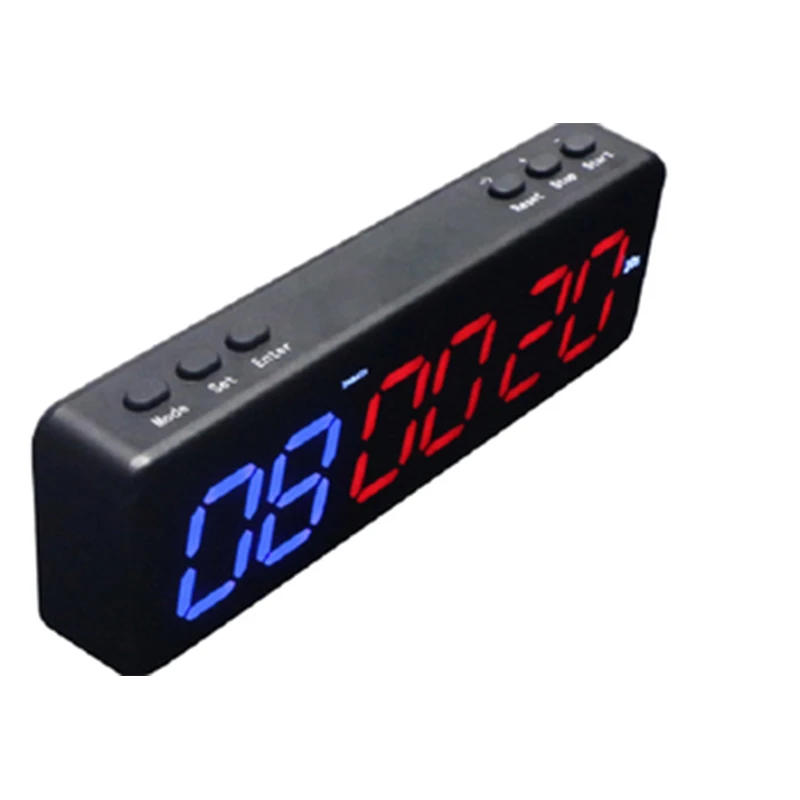 Wholesale Customized Mini Customize LED Portable Workout Interval Gym Wall Timer Clock for Timing