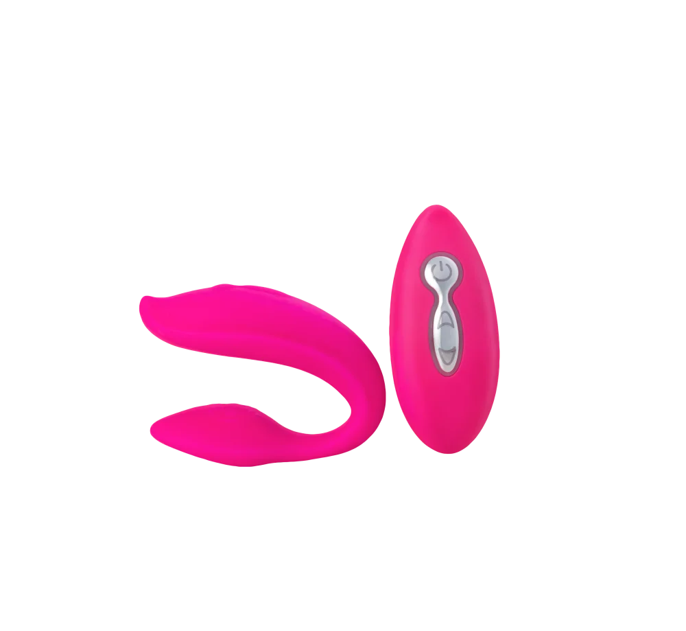 Amazon Hot Selling Toy Battery Operate  U Shape Super Soft Vibrator Chinese Sex Product With Remote Control