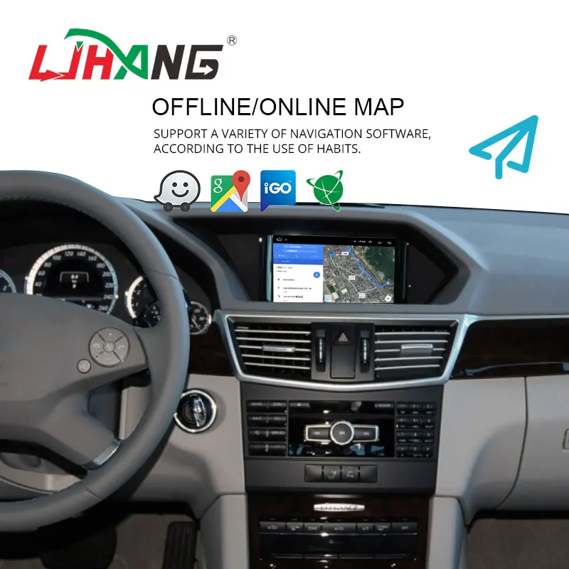 Android 13 8G+128G Car Multimedia Player For Mercedes Benz E Class W212 S212 2009 - 2016 GPS Navigation Stereo 2 Din Radio