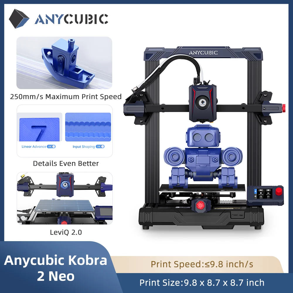 ANYCUBIC FDM Series Vyper Chiron Kobra Kobra Max Kobra 2 Large Size Auto-levelling 3d Printers