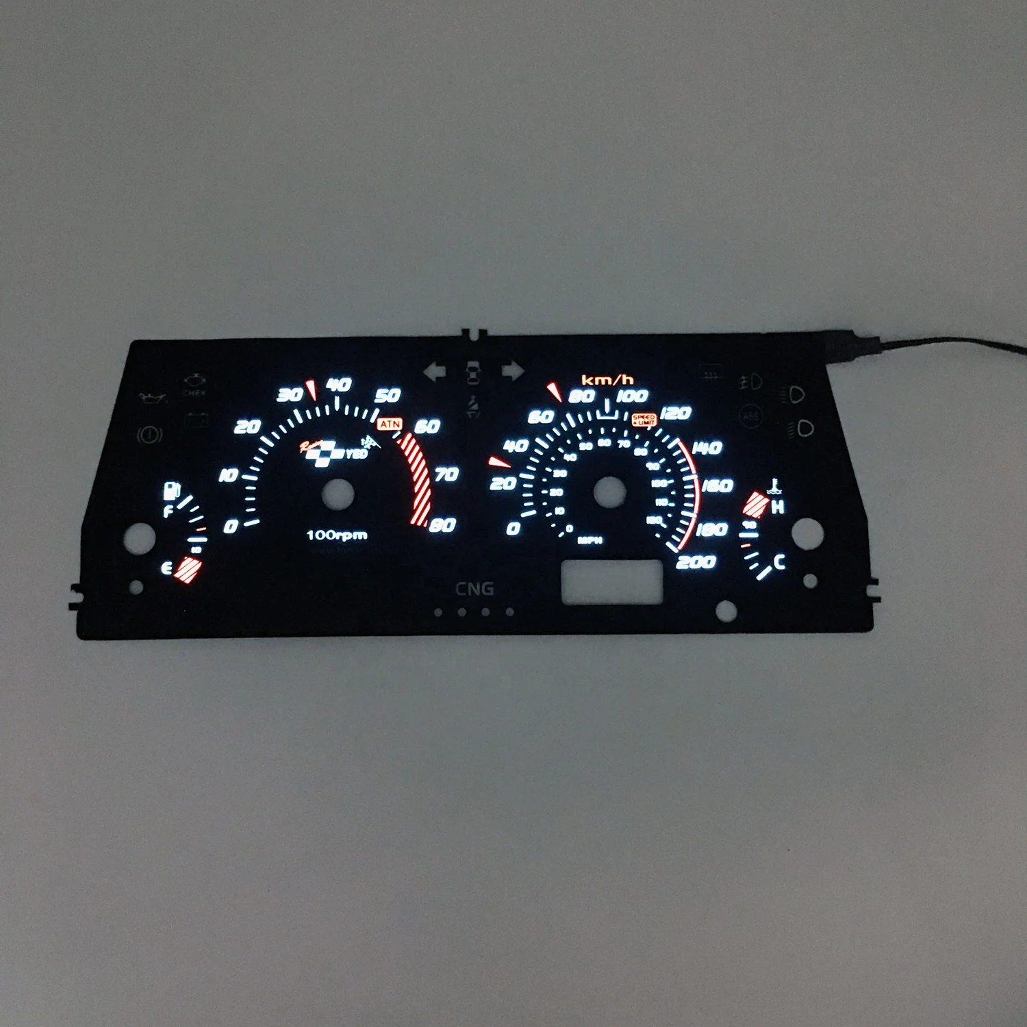 Высокая яркость, автомобильная панель индикатора освещения, автомобильный измеритель