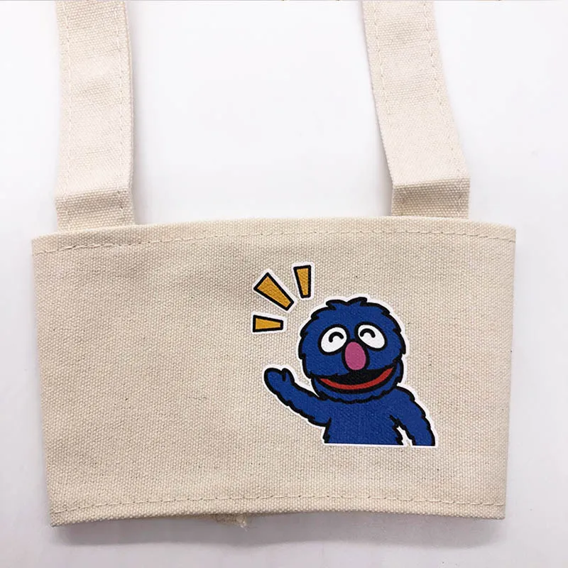 Water bottle carrier, crochet cup holder, eco friendly water bottle bag