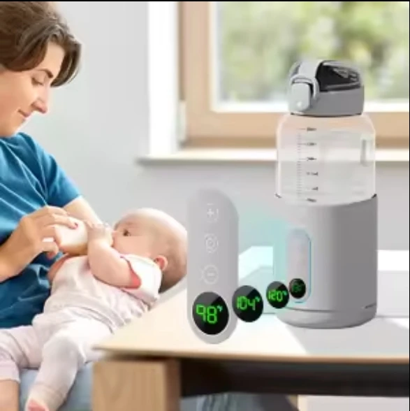 Intelligent Electric Baby Milk Warmer Constant Temperature Bottles with USB Battery Power Source