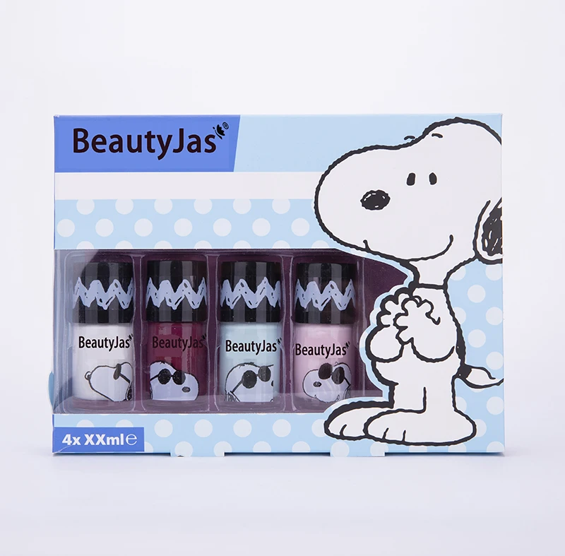Wholesale Beautiful 4 Colors Cute Long-Lasting Nail Polish Set for Kids Gel Nail Polish