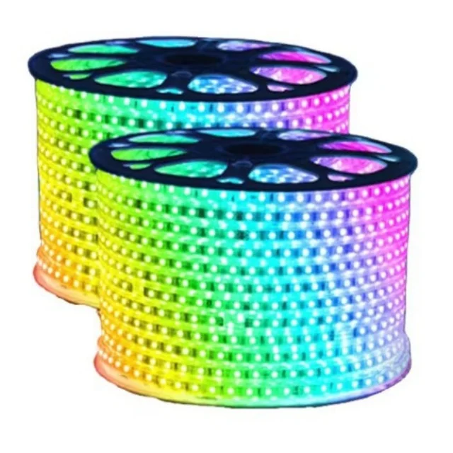 220v SMD 5050 60led Rgb With Remote Control Smd 5050 Smart Strips Led Strip Light RGB LED strip