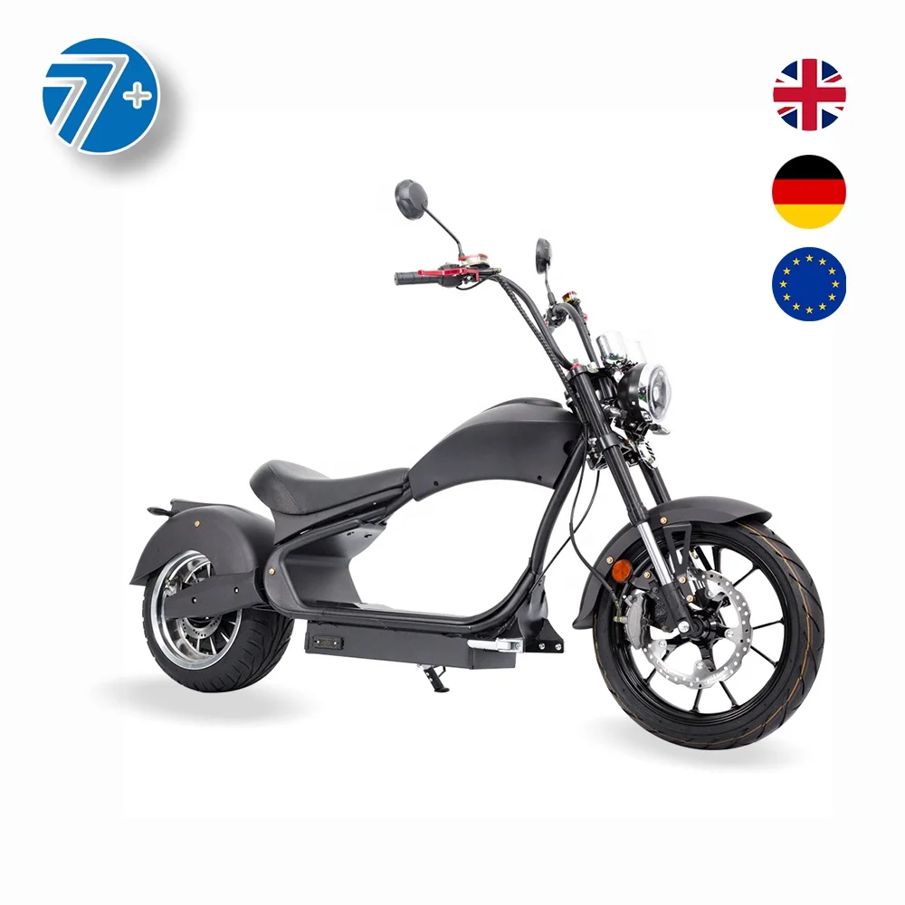 2023 Hot Selling  3000w 45km/h Electric Scooters Moped Motorcycle Citycoco MH3 Chopper Adult