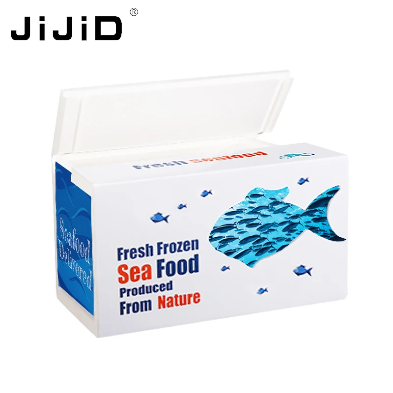 JiJiD Wholesale Custom Insulation Insulate Styrofoam Boxes Cold Shipping Packaging Box For Transporting live fish Box
