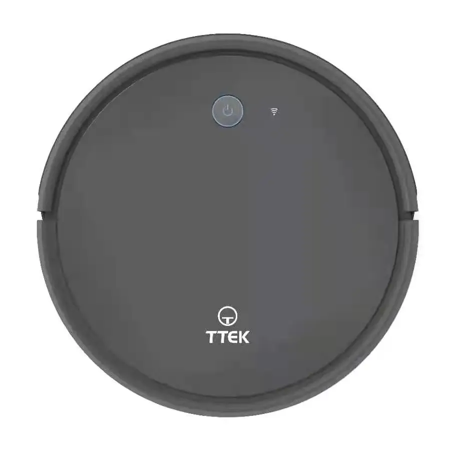 
TTEK Robot Vacuum Cleaner Mop Mapping 1800 Pa Intelligent Water Tank 110 mins Work Time No-Go Zones Compatible with Alexa 