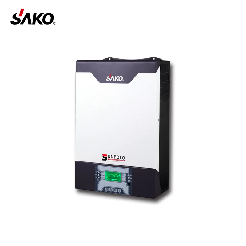 SAKO 5KW Grid Tied Hybrid Solar Inverter With Max PV input 450Vdc,  WiFi Remote Monitor, No battery work and Parallel Operation