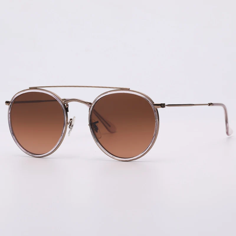 Classic Popular  Sunglasses Brand Designer sunglasses Trendy ALLOY Frame Glass Lens Shades