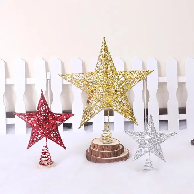 christmas tree topper star christmas tree ornaments luxury christmas tree star