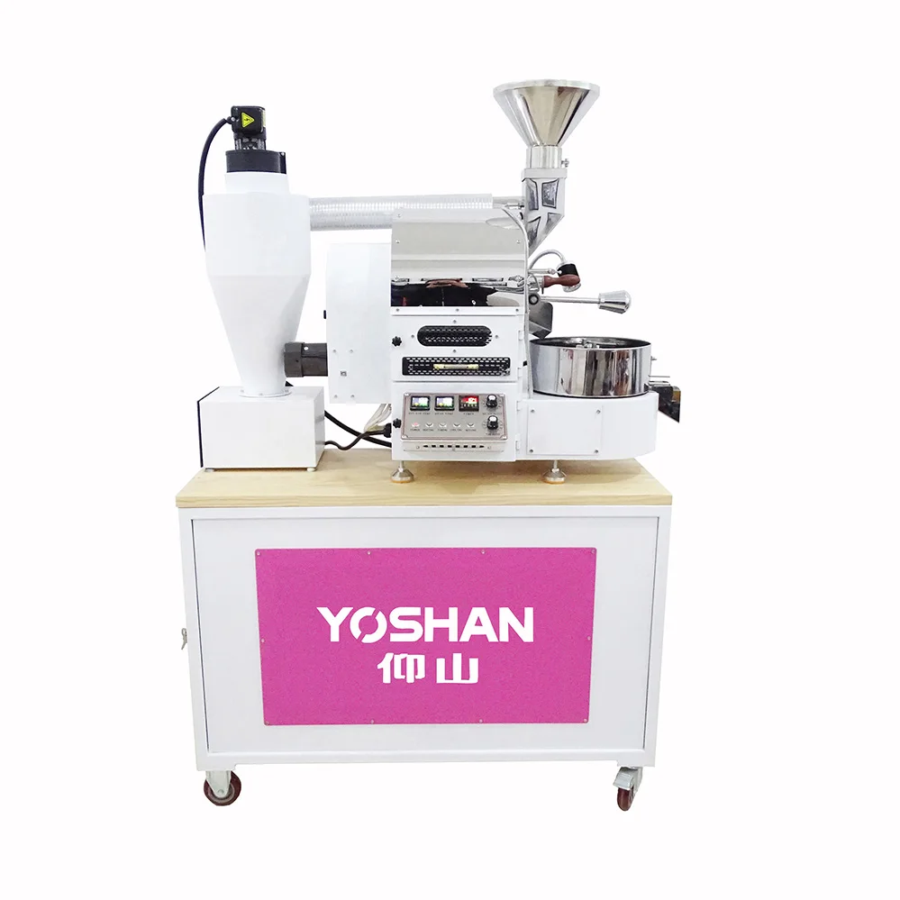 BK Coffee Roaster Profesional White Curve 360g Household Cq Automated Dalian Cr-15 Dl-2kg Micro Coffee Roaster 1-2 kg