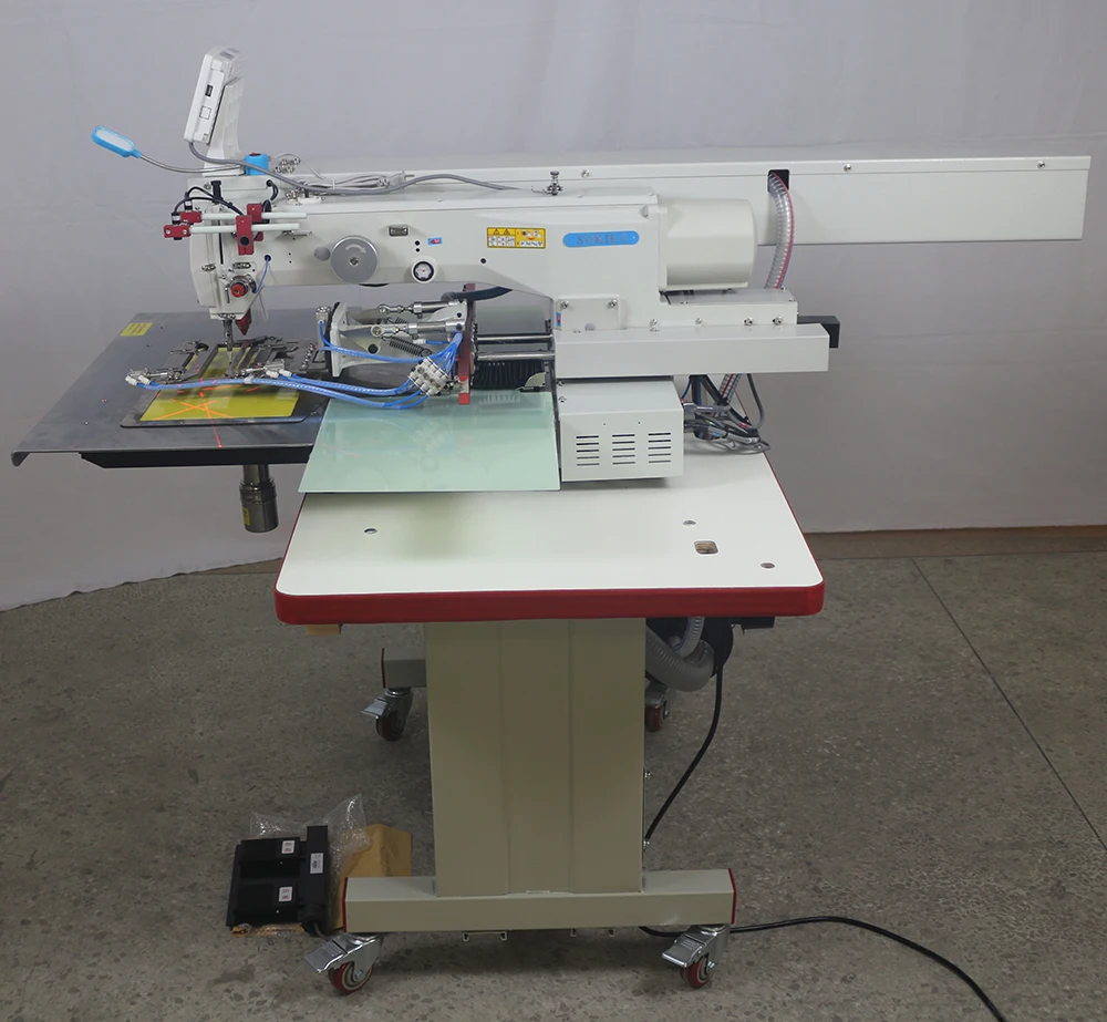 Automatic jeans zipper pocket sewing machine placket front machine jeans making machine