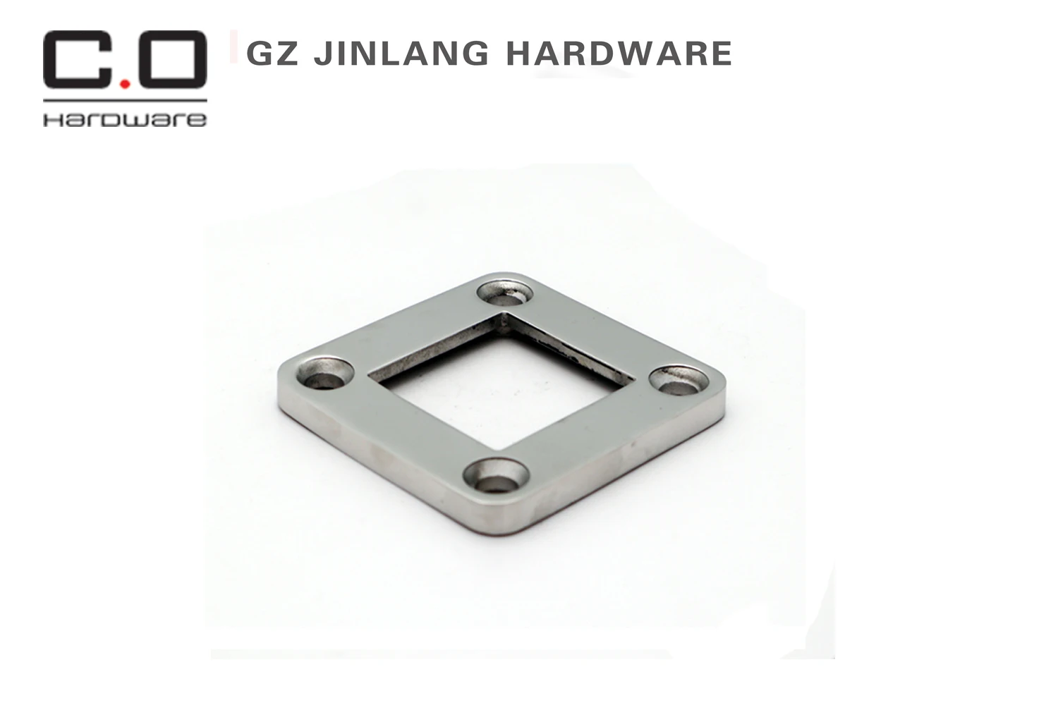 Decoration Floor Post Tube Square 40 50mm Handrail Base Plate Cover Stair Railing Pipe Base Cover