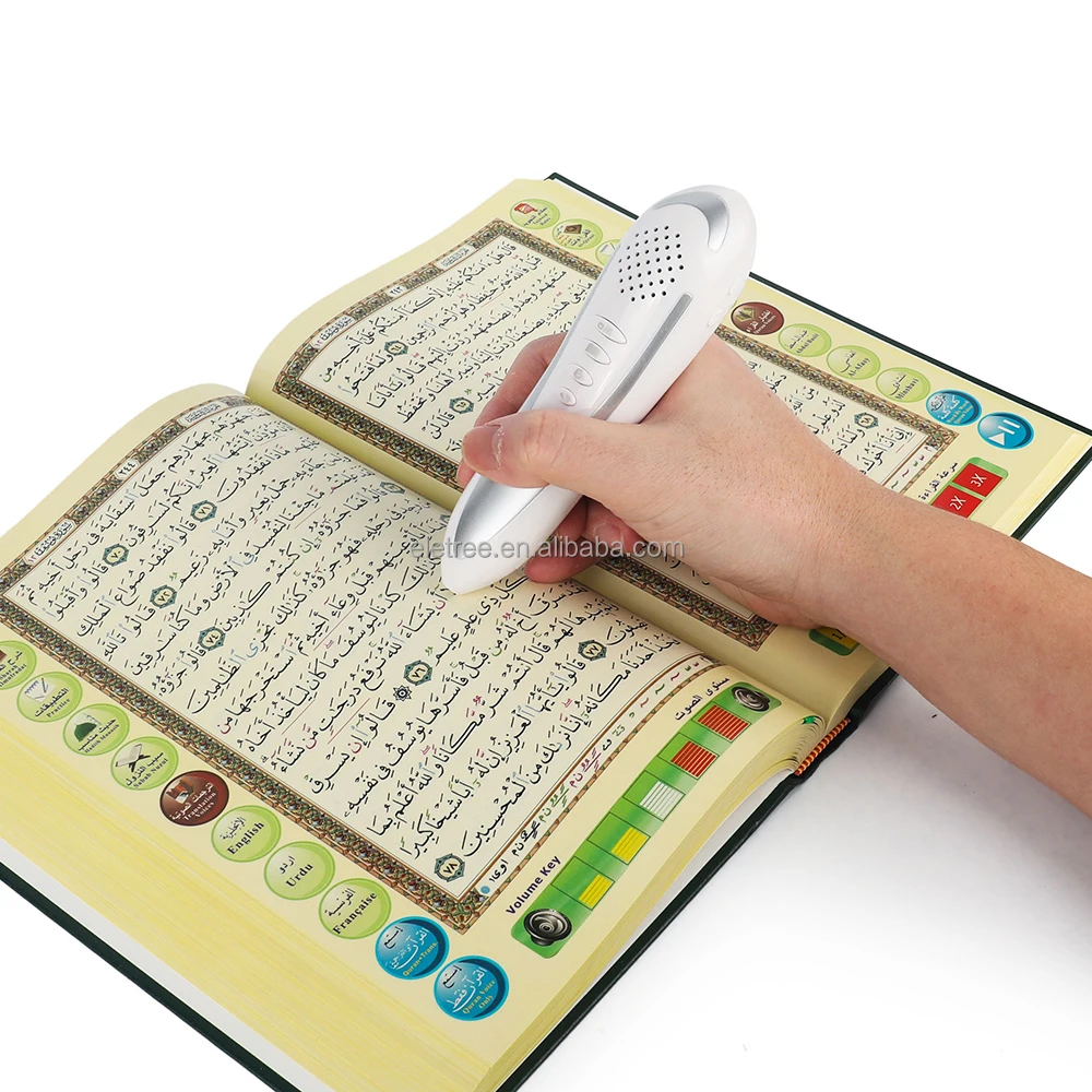 M10 Hm10 Big Size Mp4 Digital Touch Al Quran Talking Pen Reader Touch Screen Quran Pen With Lcd Screen Display