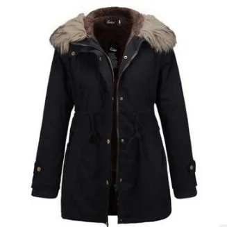 walson 2016 the long winter coat of hair thick cotton padded Korean female lamb green velvet jacket